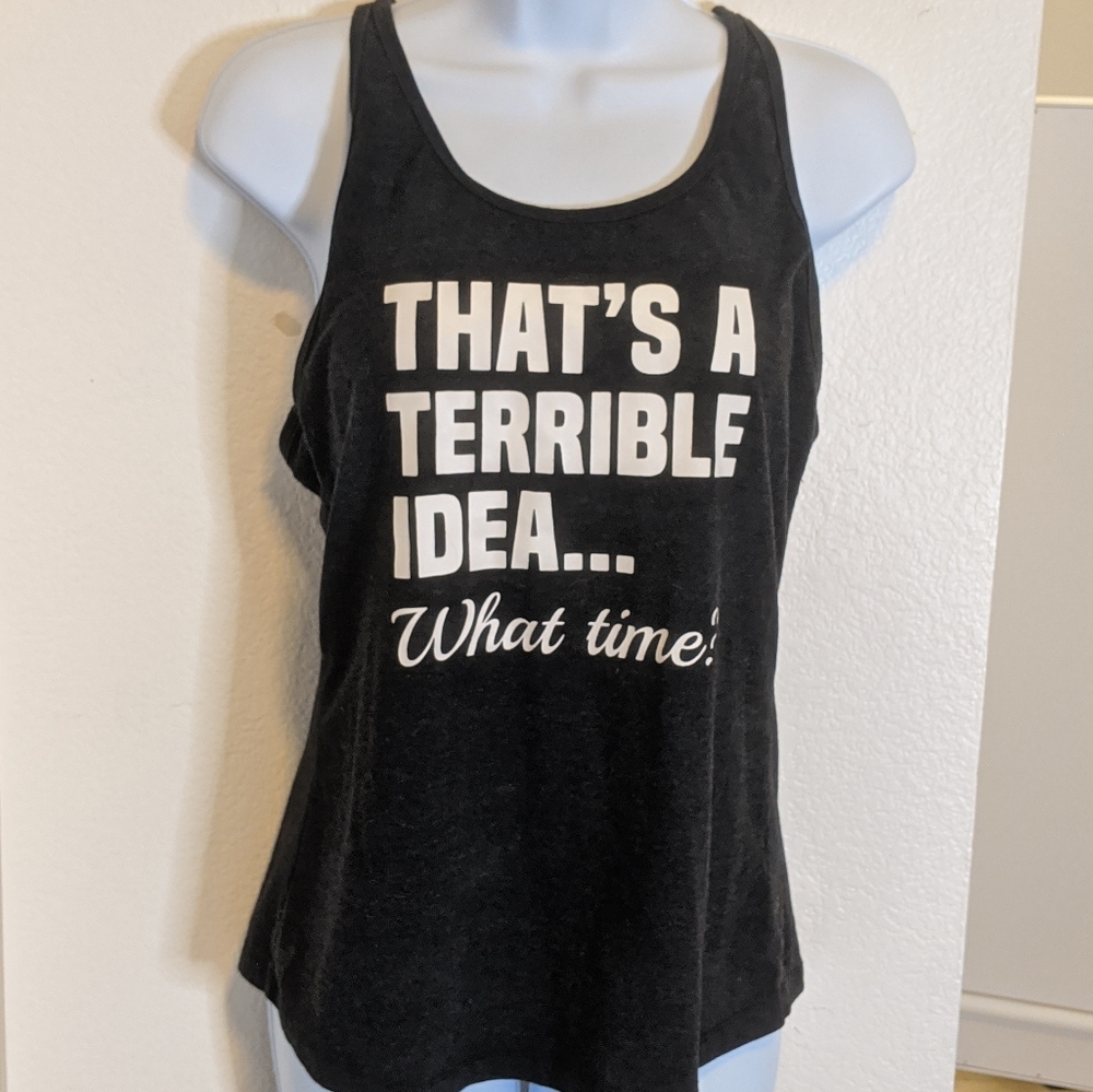 !!SALE!!   Grey open-back tank (CVG)